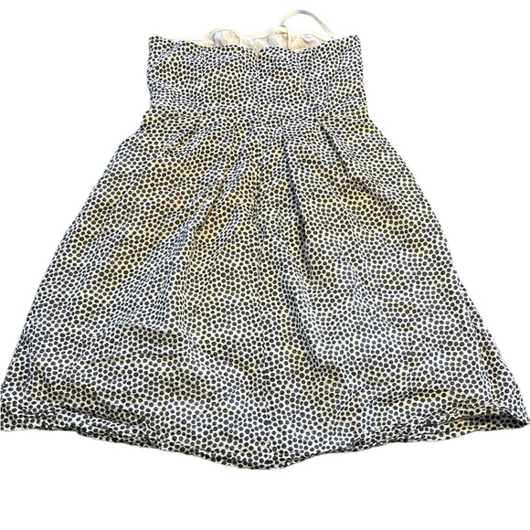 J Crew Strapless Polka Dot Dress Size 8 - Picture 2 of 12